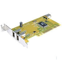 Startech.com Tarjeta Adaptadora PCI de Perfil Bajo de 3 Puertos FireWire 1394a con Kit de Edicin de Video  (PCI1394_2LP)